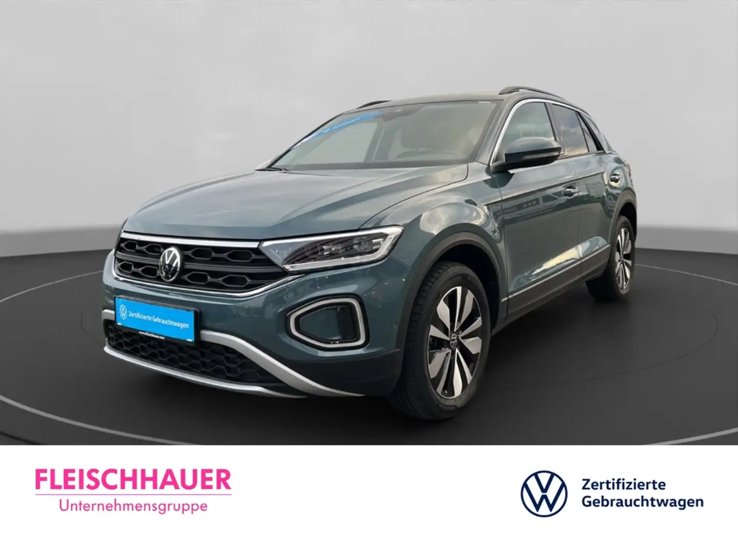 Volkswagen T-Roc Move 1.5 Life+SHZ+KAMERA+ACC+DAB+NAVI Blau - 1