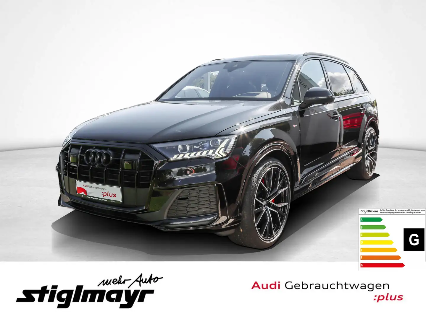 Audi Q7 S-line Competition 50 TDI quattro AHK+B&O+22` Noir - 1