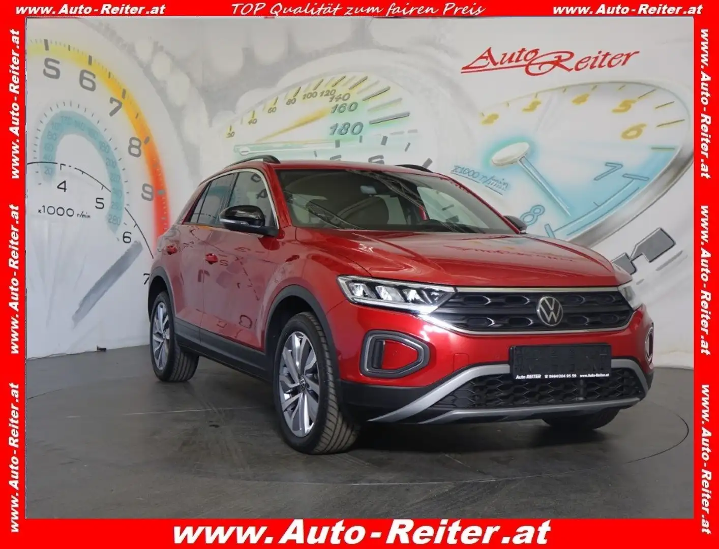 Volkswagen T-Roc 2.0 TDI Life *ACC, LED, NAVI, RFK* Rot - 1