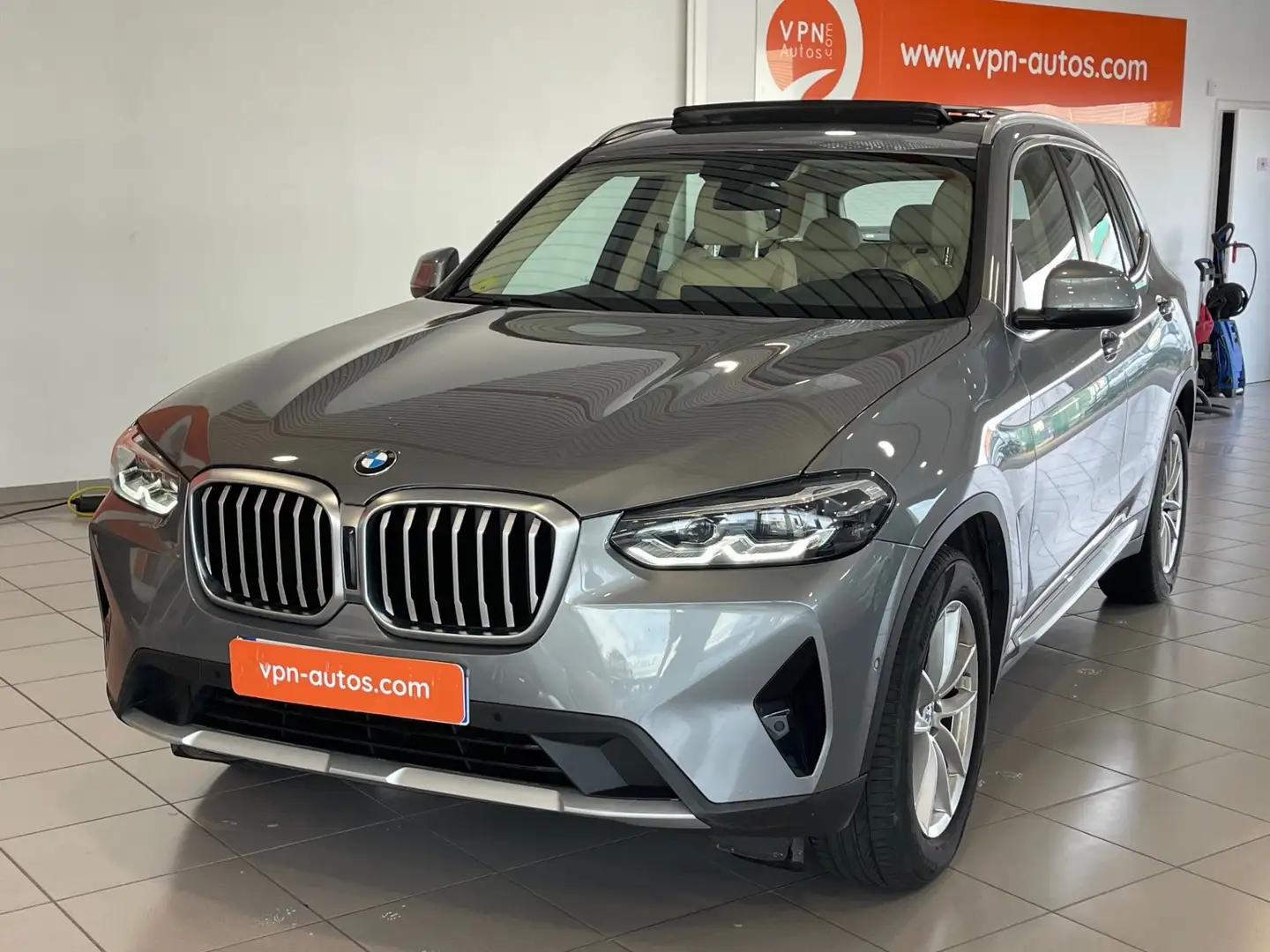 BMW X3 xDrive 20d 190ch BVA8 x Line Gris - 1