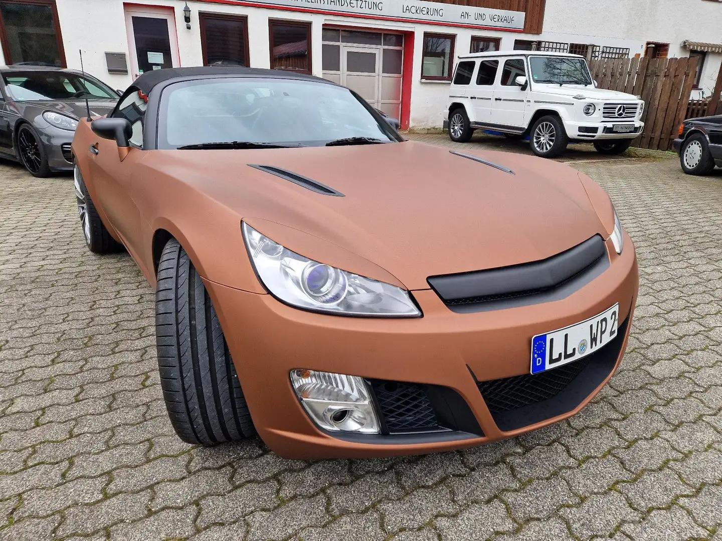 Opel GT "EXKLUSIV"20ZOLL,GEWINDE,SPORTAUSPUFF,FOLIE Nero - 2