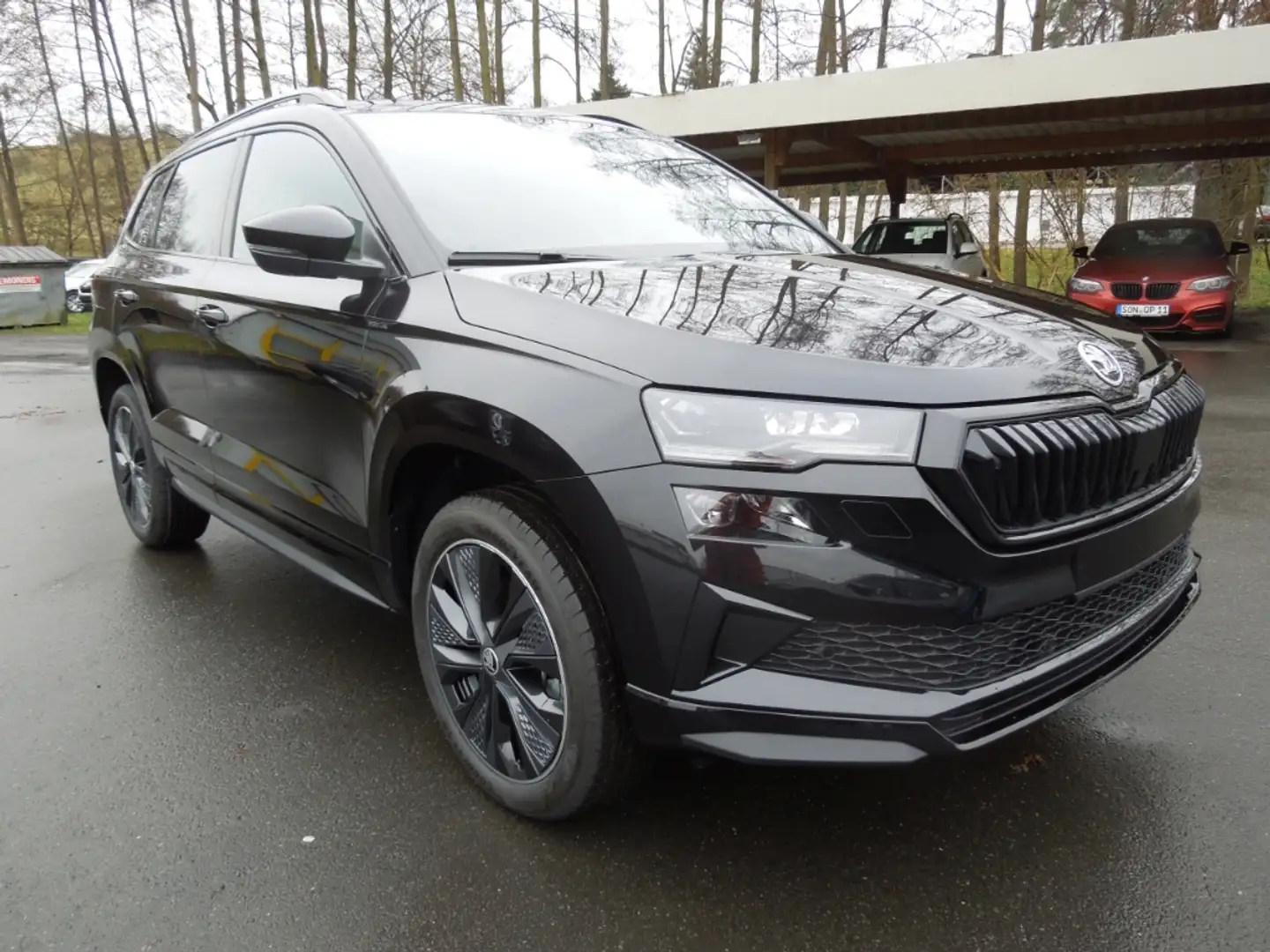 Skoda Karoq 1.5TSI DSG Sportline/Matrix/AHK/Navi/Kamera Negro - 1
