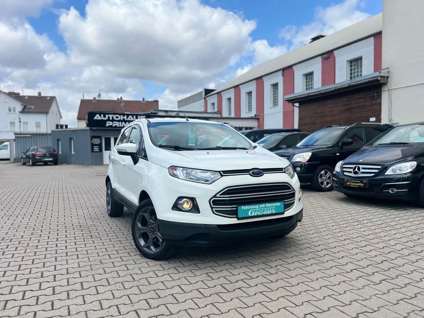 Ford EcoSport +KLIMA+SHZ+PDC+ALU+EURO 6+ Weiß - 1