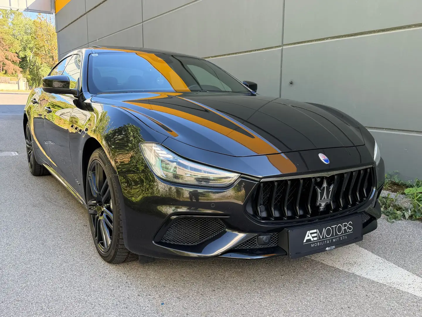 Maserati Ghibli //MEGA-VOLL//KREDIT//GARANTIE//SBD// Schwarz - 2
