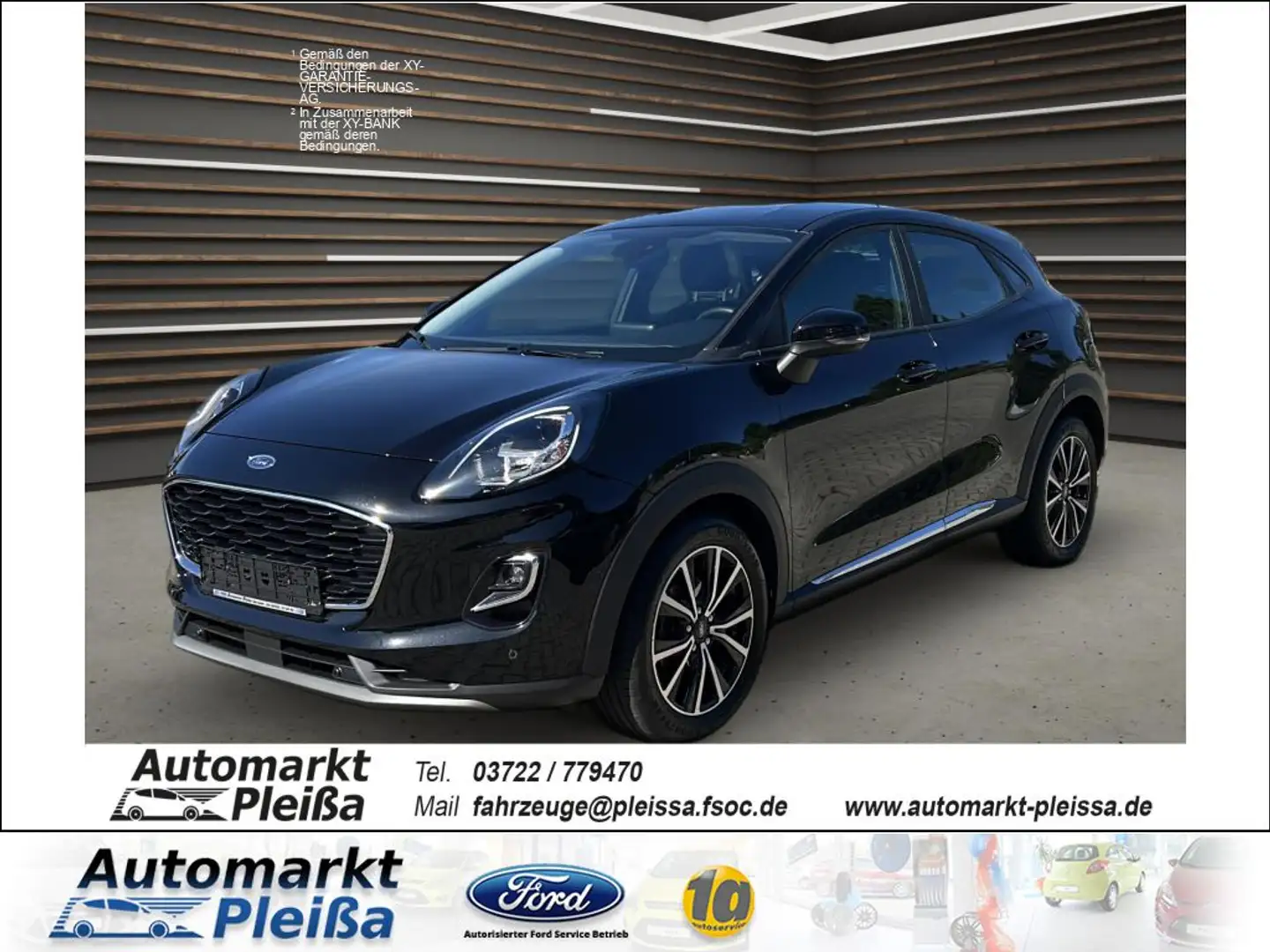 Ford Puma 1.0 EcoBoost Hybrid TITANIUM Schwarz - 2