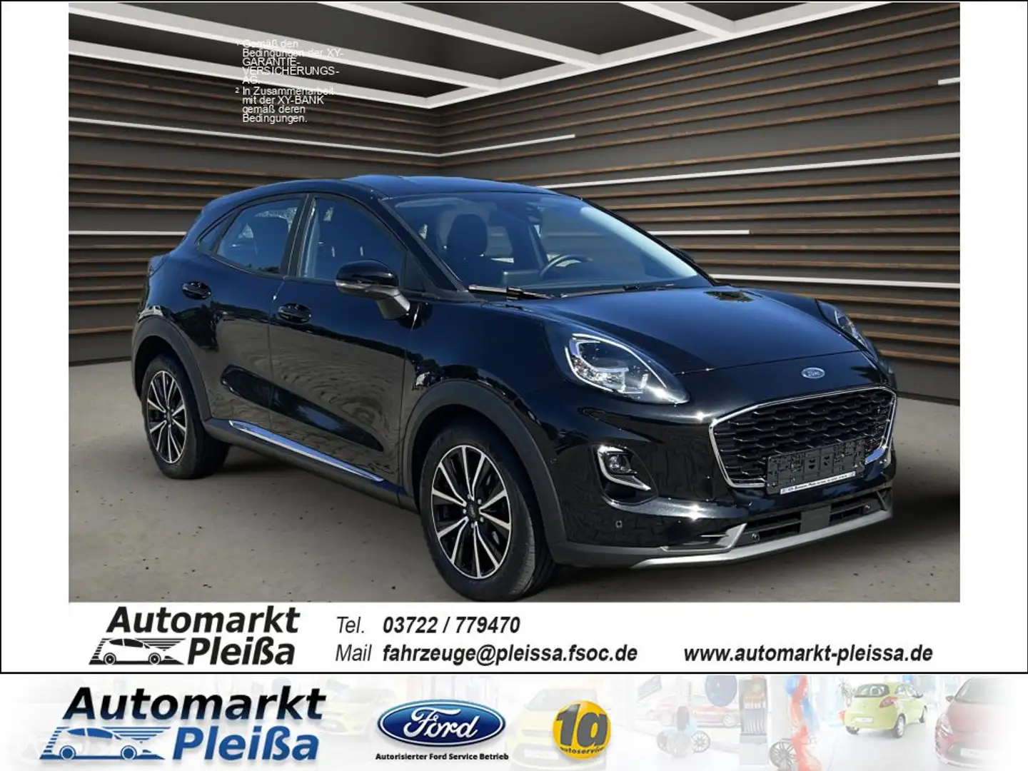 Ford Puma 1.0 EcoBoost Hybrid TITANIUM Schwarz - 1