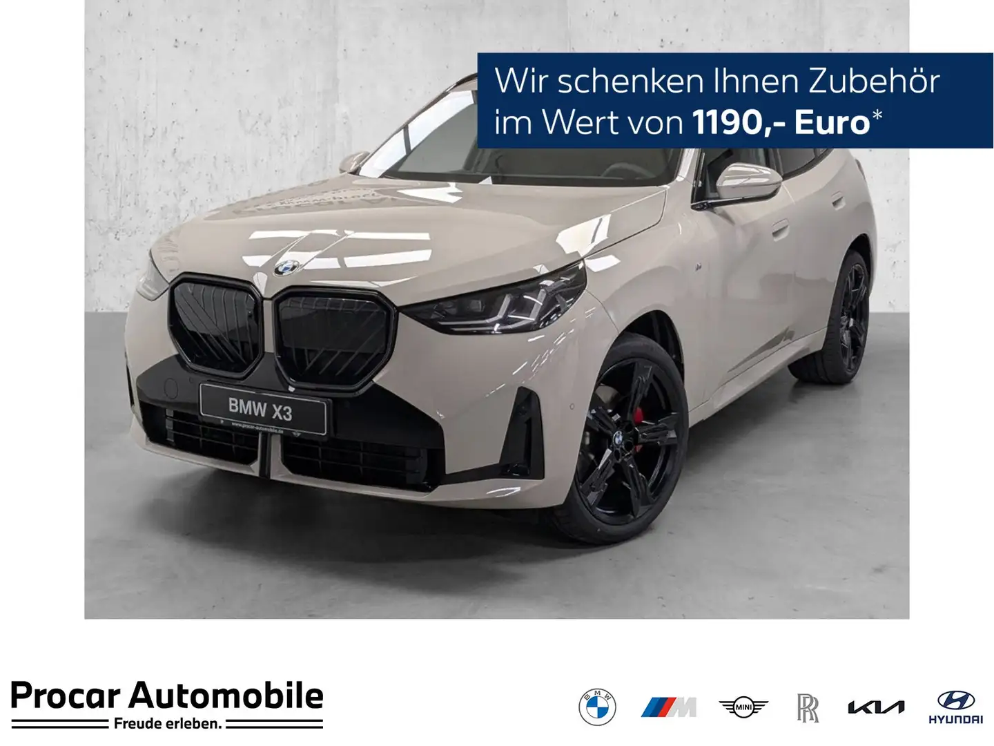 BMW X3 20 xDrive M Sport HUD ACC AHK RFK NAVI LED H/K PDC Grau - 1