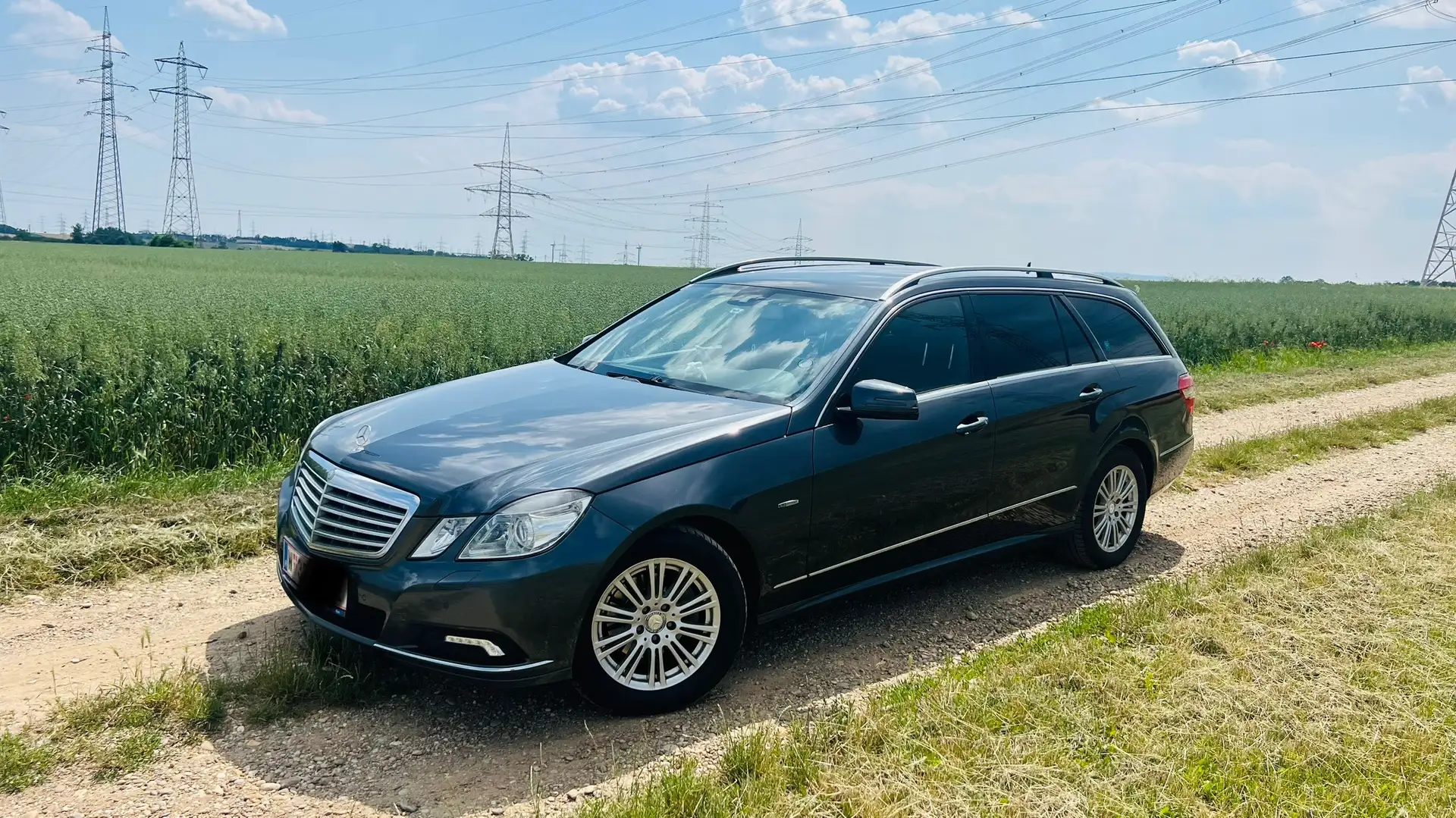 Mercedes-Benz E 220 T Elegance CDI Aut. Gris - 2