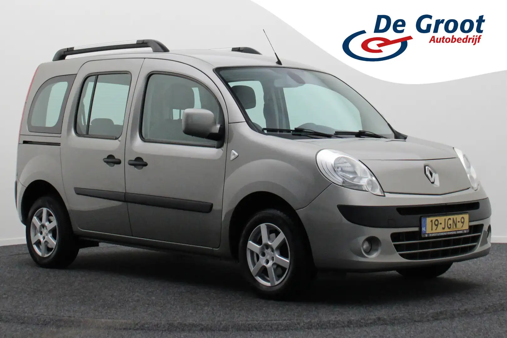 Renault Kangoo Family 1.6-16V Privilège 2x Schuifdeur, Airco, Cru Grey - 1