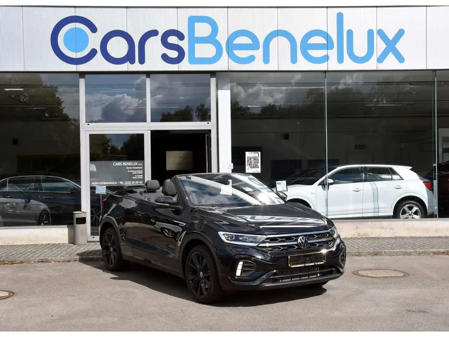 Volkswagen T-Roc Cabrio 1.5 TSI R-Line DSG CUIR ACC LANE GPS CAM Noir - 1