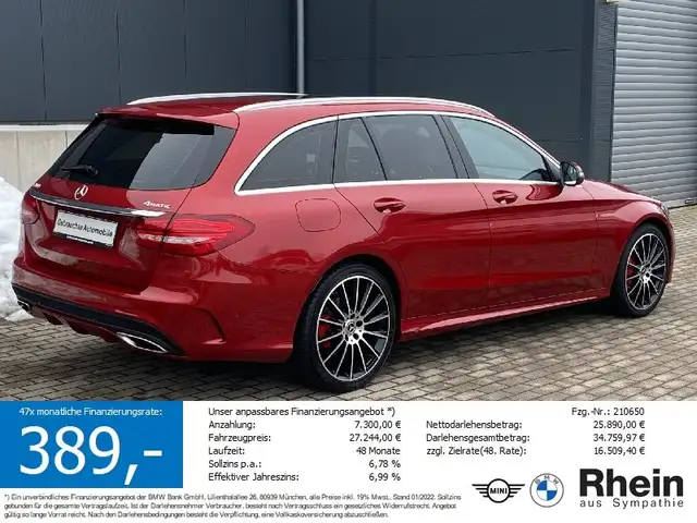 Mercedes-Benz C 400 C400 4M AMG designo SHZ/PANO/LUFT/Burmester
