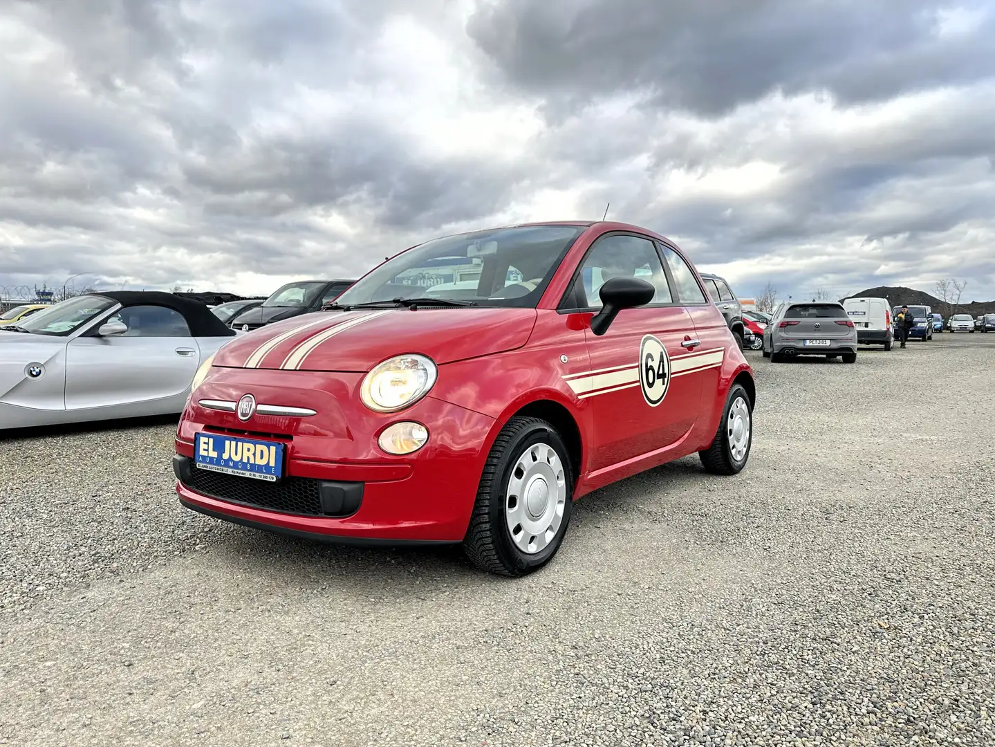Fiat 500 Pop 1.2L *64* 79tKm *1. HAND* TÜV NEU*GEPFLEGT* Rot - 2