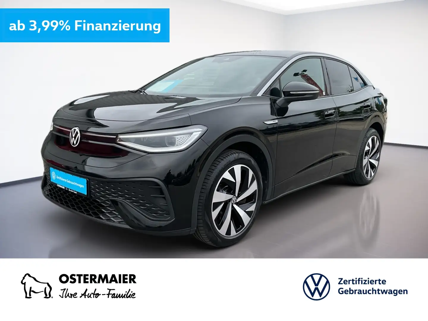 Volkswagen ID.5 PRO 174PS 5J-G MATRIX.AHK.NAVI.ACC.WÄRMEPUMPE.APP- Negru - 1