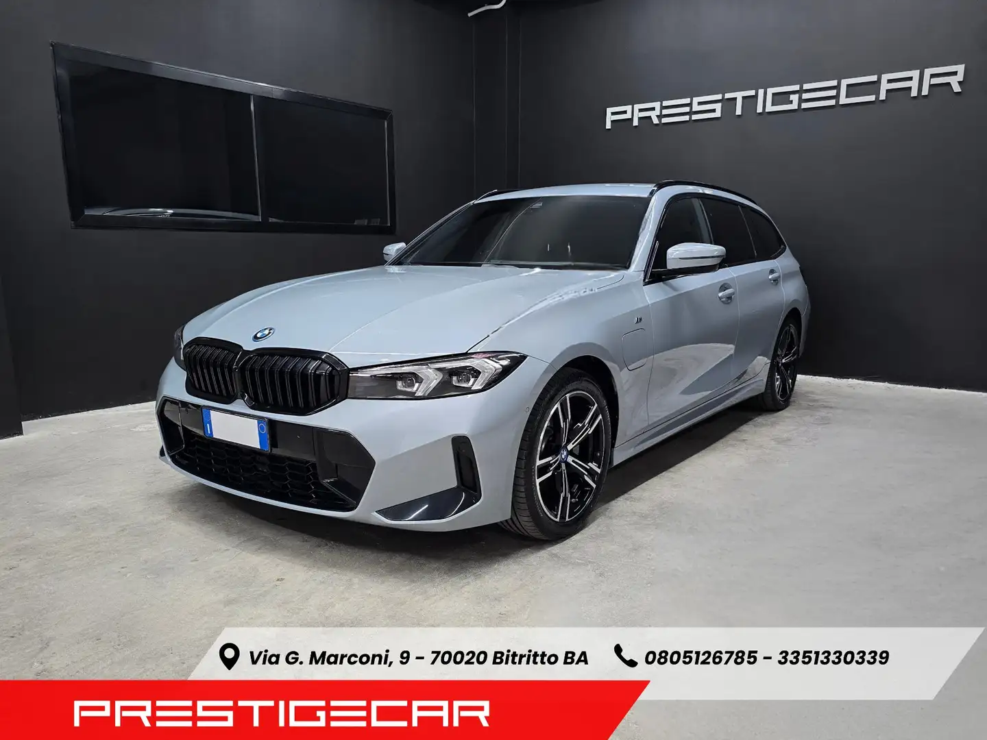 BMW 320 320e Touring MSport auto Grigio - 1