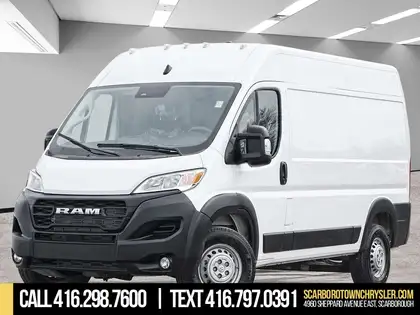White 2025 RAM ProMaster Van Front-Wheel Drive 9-Speed Automatic