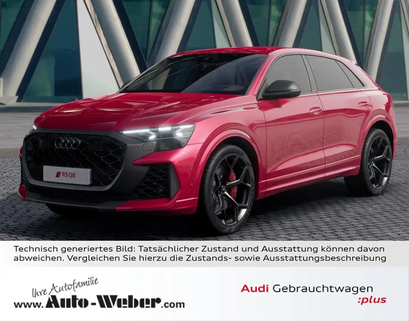 Audi RS Q8 performance 2xCARBON KERAMIK HUD NIGHT OLED Rot - 1