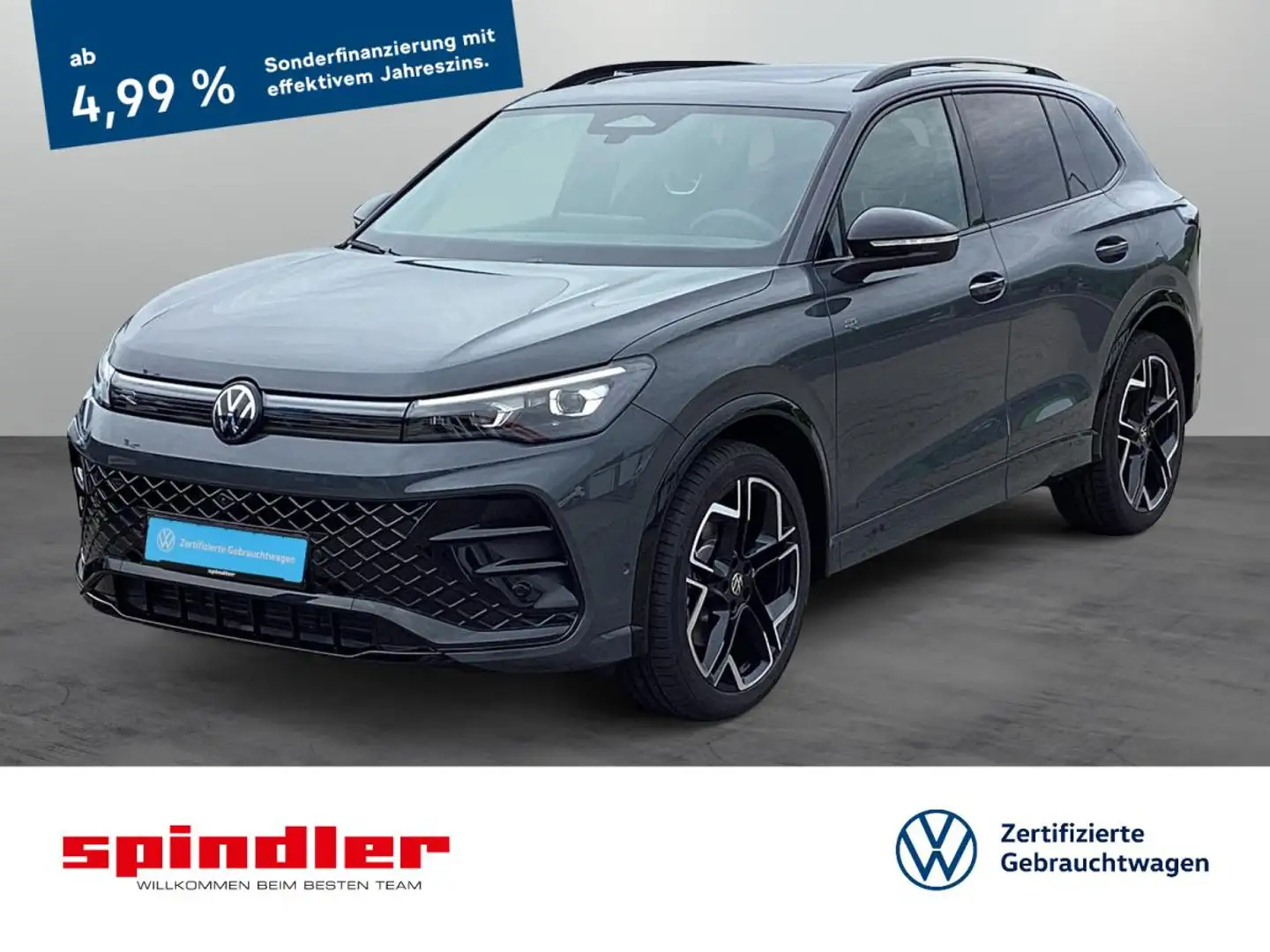 Volkswagen Tiguan R-Line 2.0 TDI DSG/ IQ.DRIVE, AHK, Matrix Grau - 1