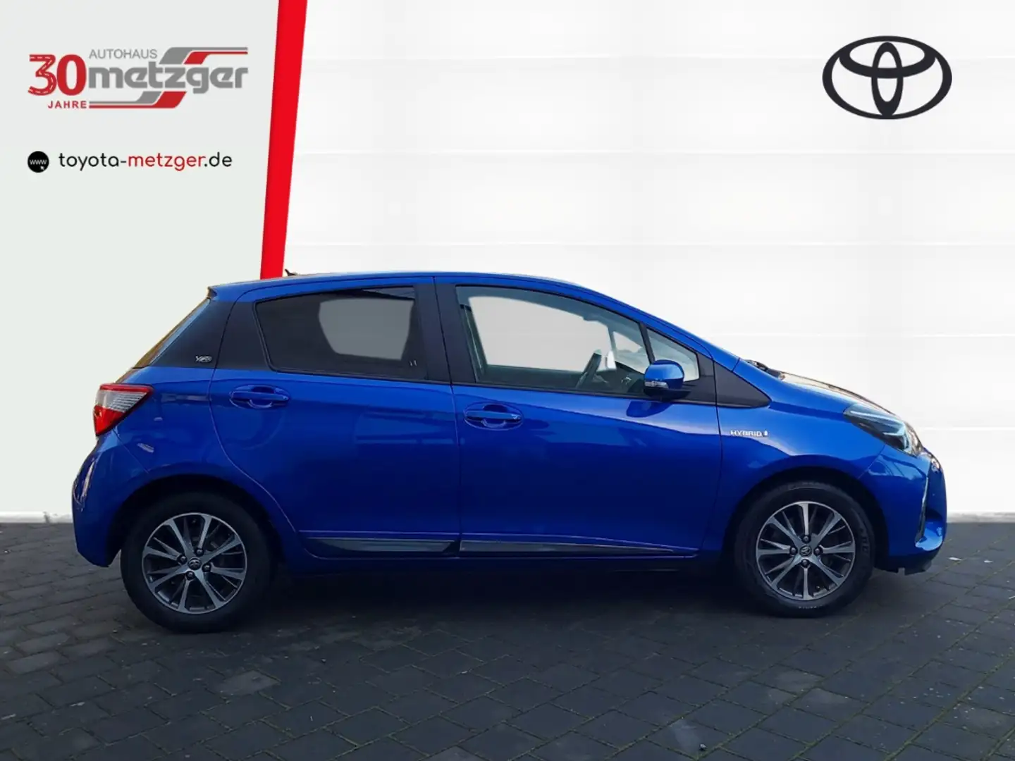 Toyota Yaris Hybrid Y20 +Standheizung +Kamera +Navi +Smart-Key Albastru - 2