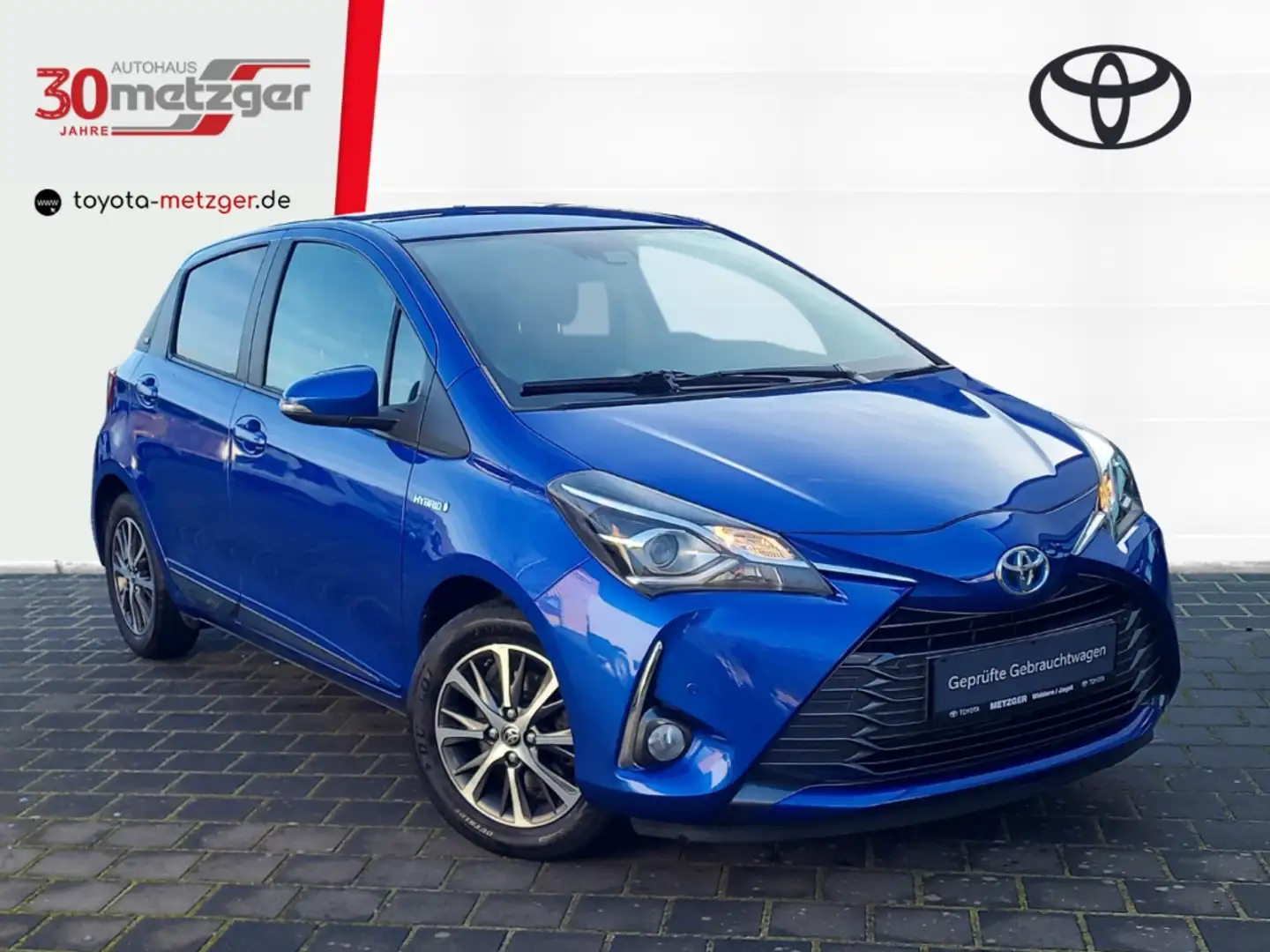 Toyota Yaris Hybrid Y20 +Standheizung +Kamera +Navi +Smart-Key Albastru - 1