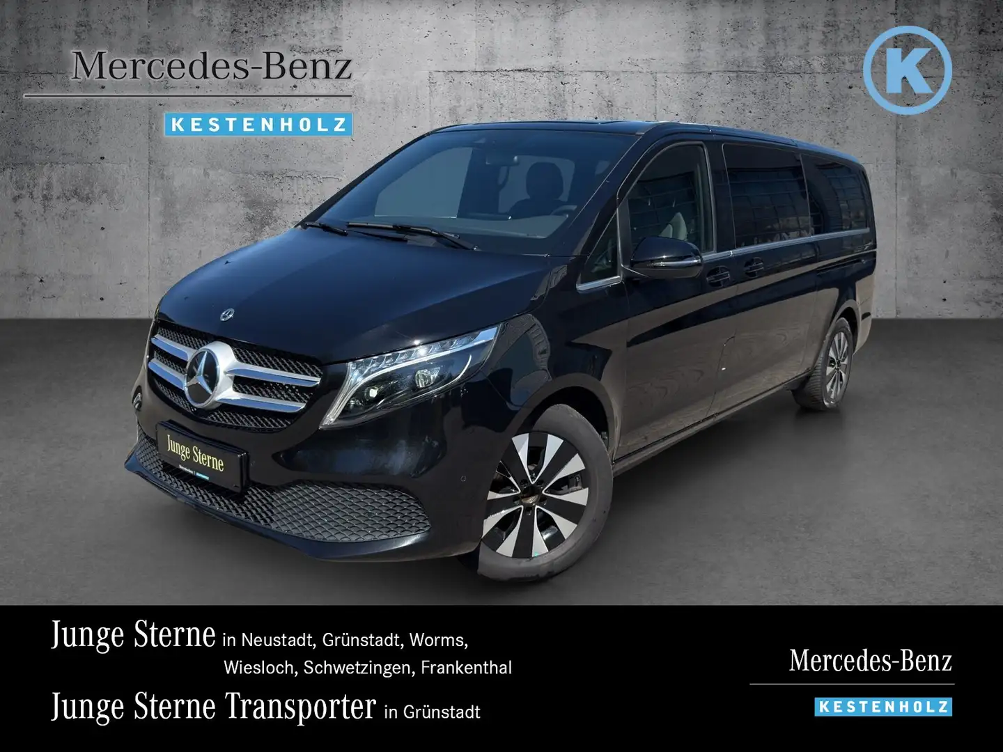 Mercedes-Benz V 300 V 300 d AVANTGARDE Extralang Navi/LED/Standhzg./8- Schwarz - 1