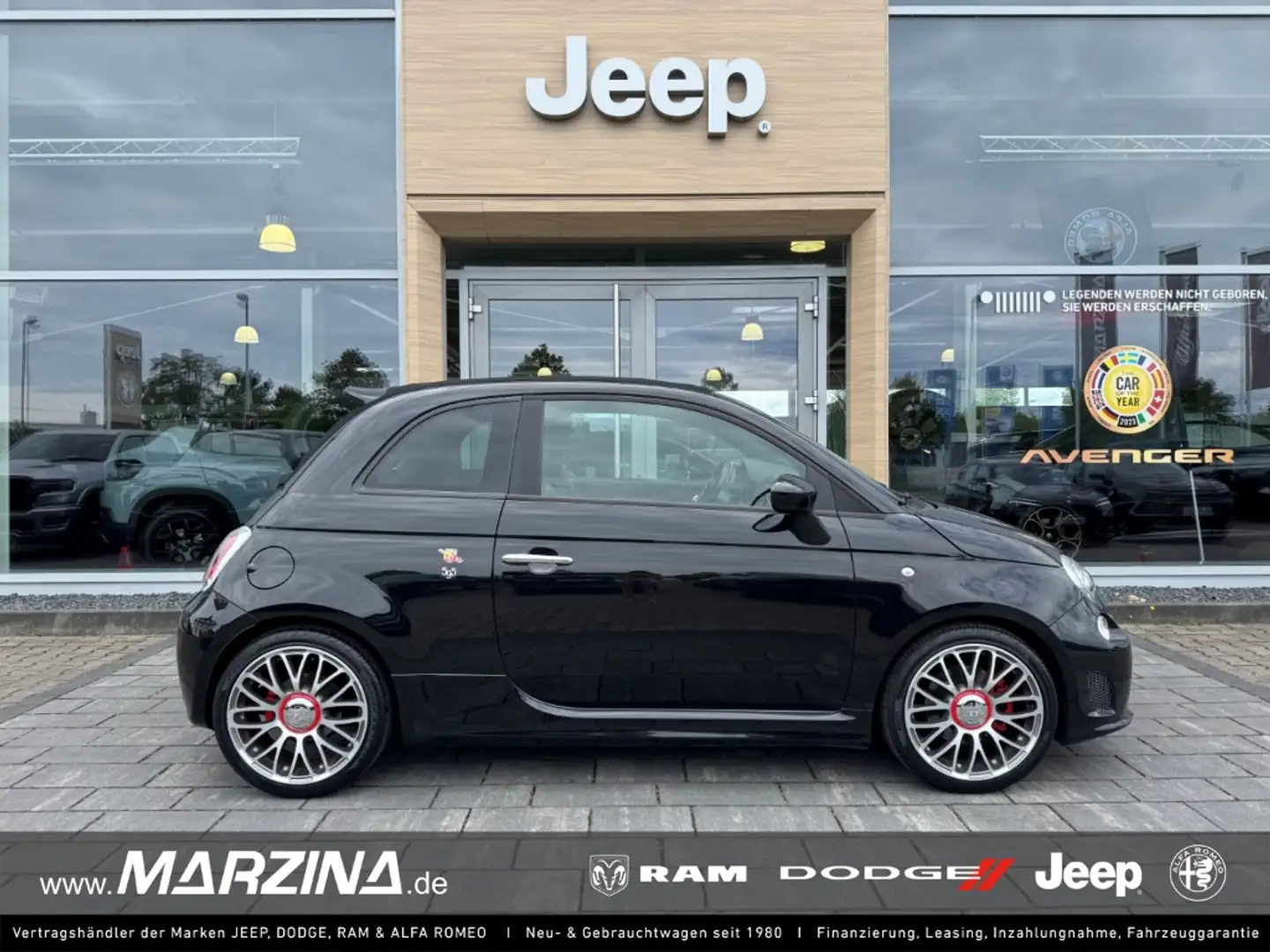Abarth 500 Cabrio 595 C Turismo 1.4 T-Jet 16V 1.Hand Negru - 1