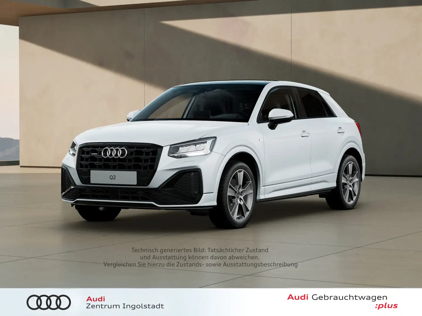 Audi Q2 40 TFSI qu S line AHK PANO 18" SONOS Weiß - 2