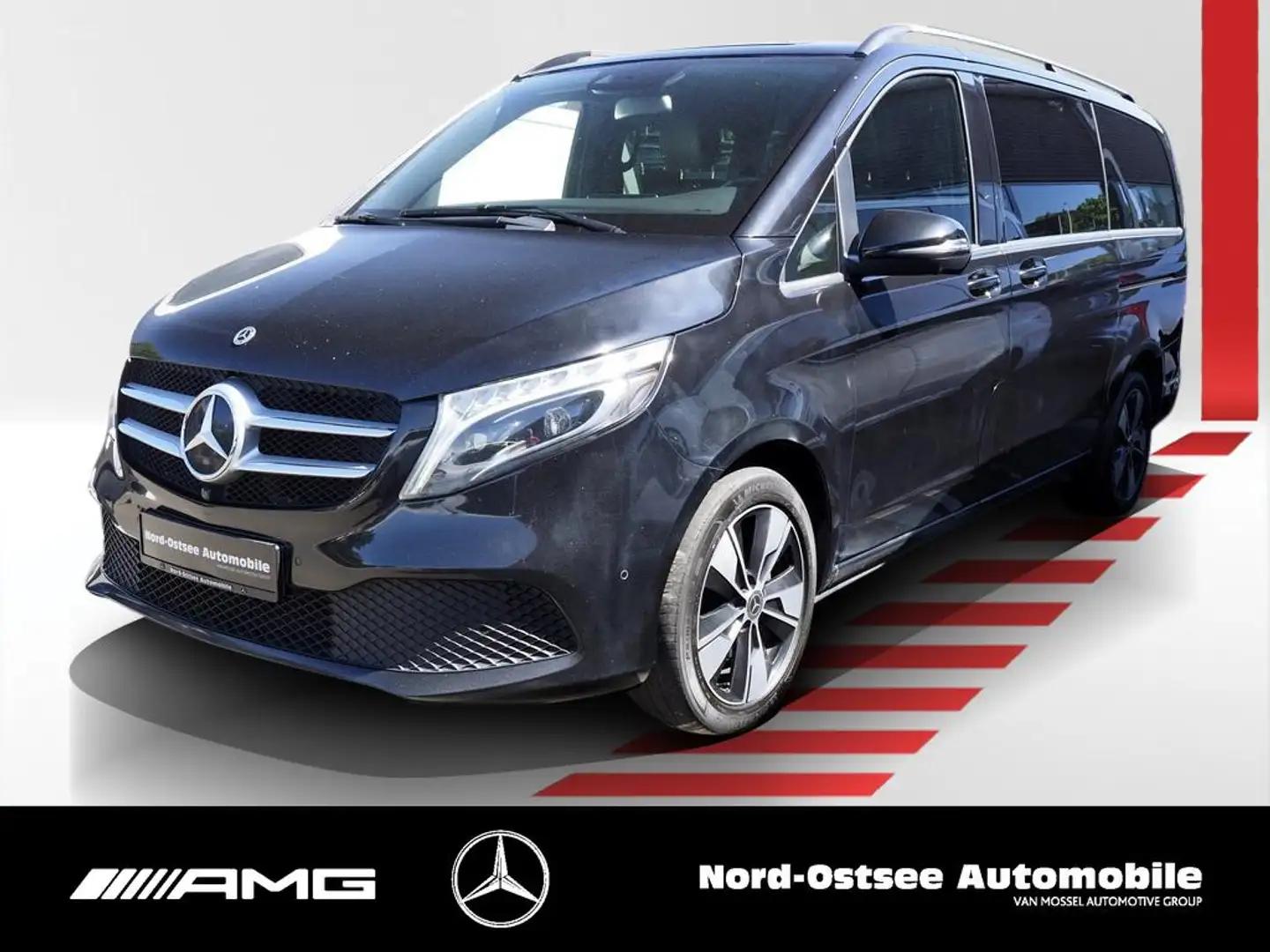 Mercedes-Benz V 300 AVANTGARDE EDITION LIEGE PAKET AHK STDHZG Noir - 1