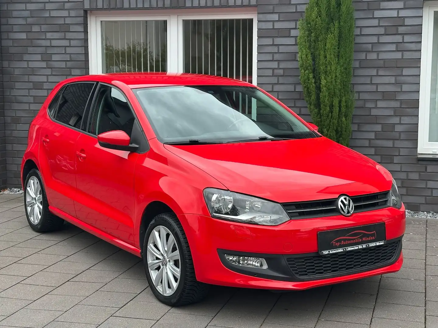 Volkswagen Polo 1.4 Team/Klima/SHZ/Tempomat/2.Hand/TÜV NEU Rot - 1