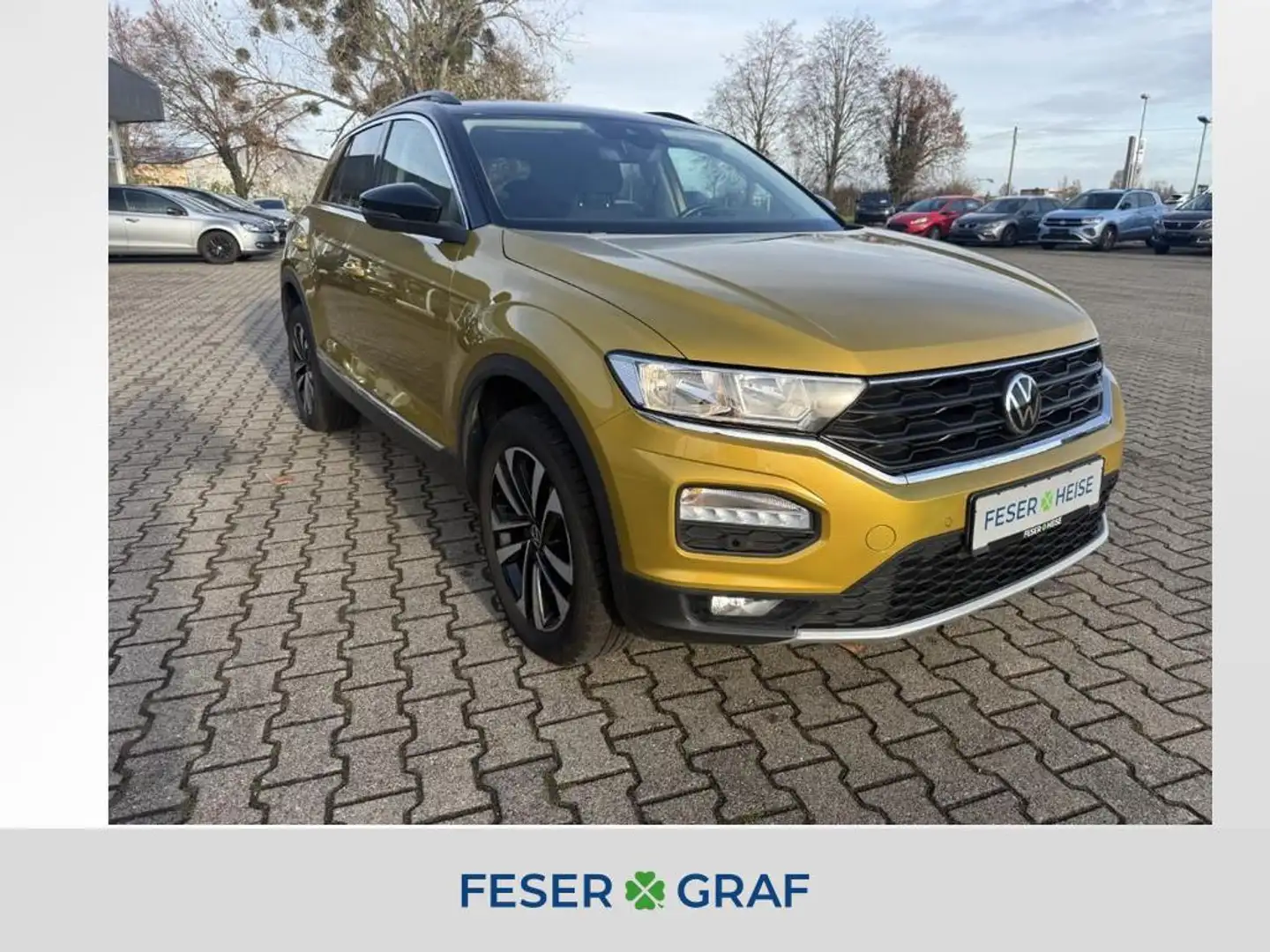 Volkswagen T-Roc 1.5 TSI DSG UNITED DSG*Navi*Sitzhzg.*GRA*ACC*App*D Giallo - 1