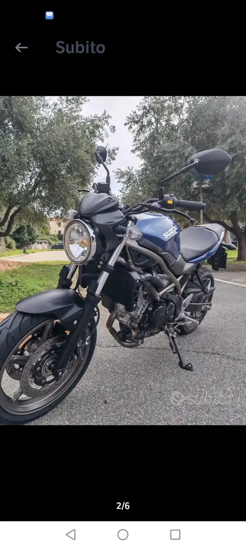 Suzuki SV 650 Bleu - 2