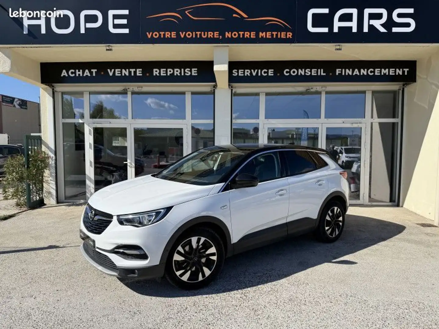 Opel Grandland X 1.2 TURBO 130CH 2020 BVA8 Blanc - 1