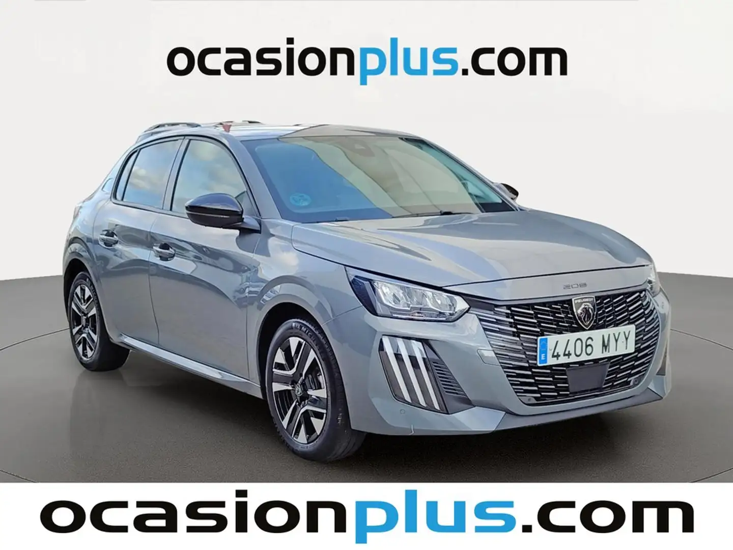 Peugeot 208 1.2 Puretech S&S Allure 100 Gris - 2