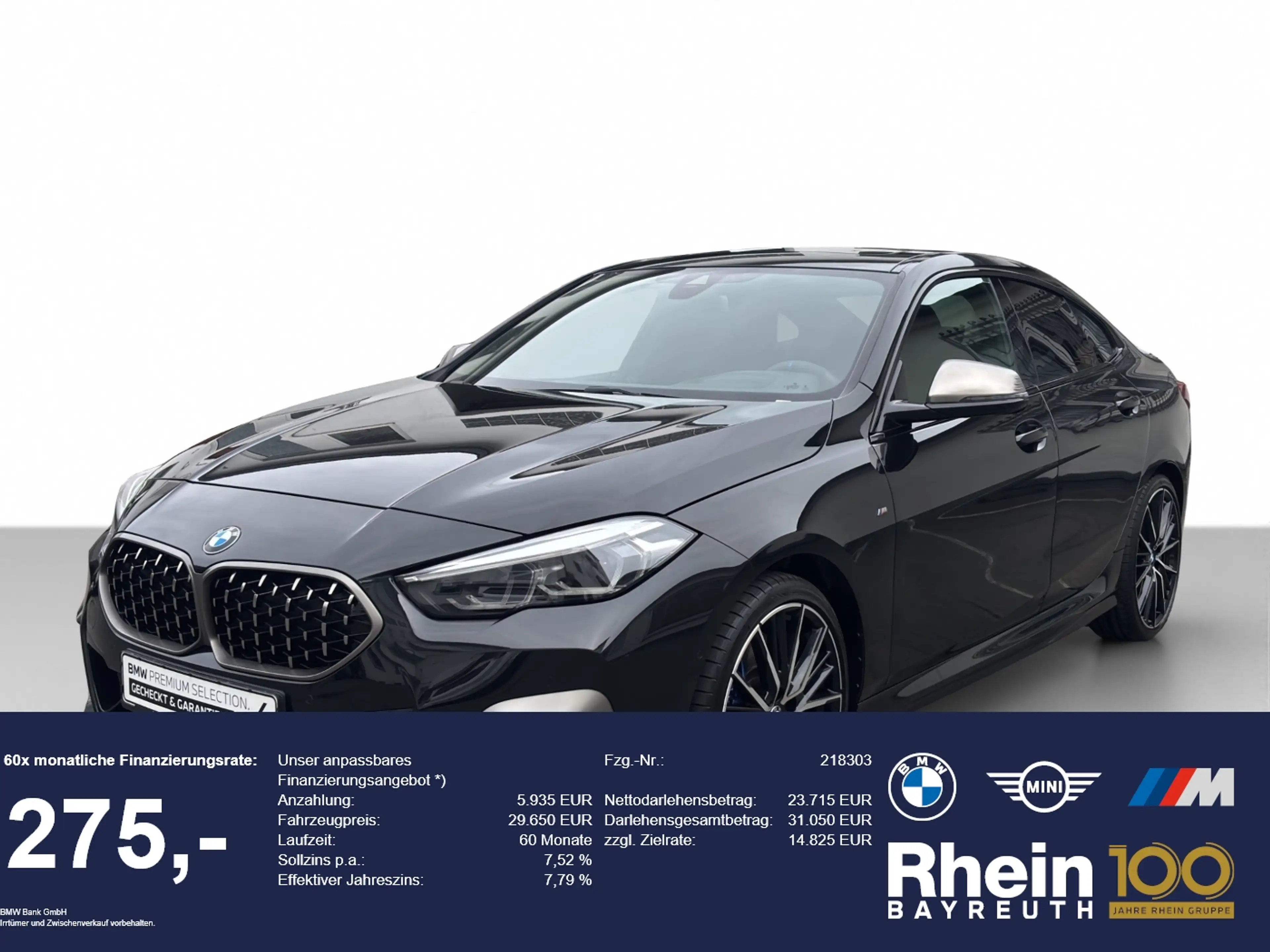 BMW 235 Mi xDrive Gran Coupé Navi AdapLED HUD GSD Hif
