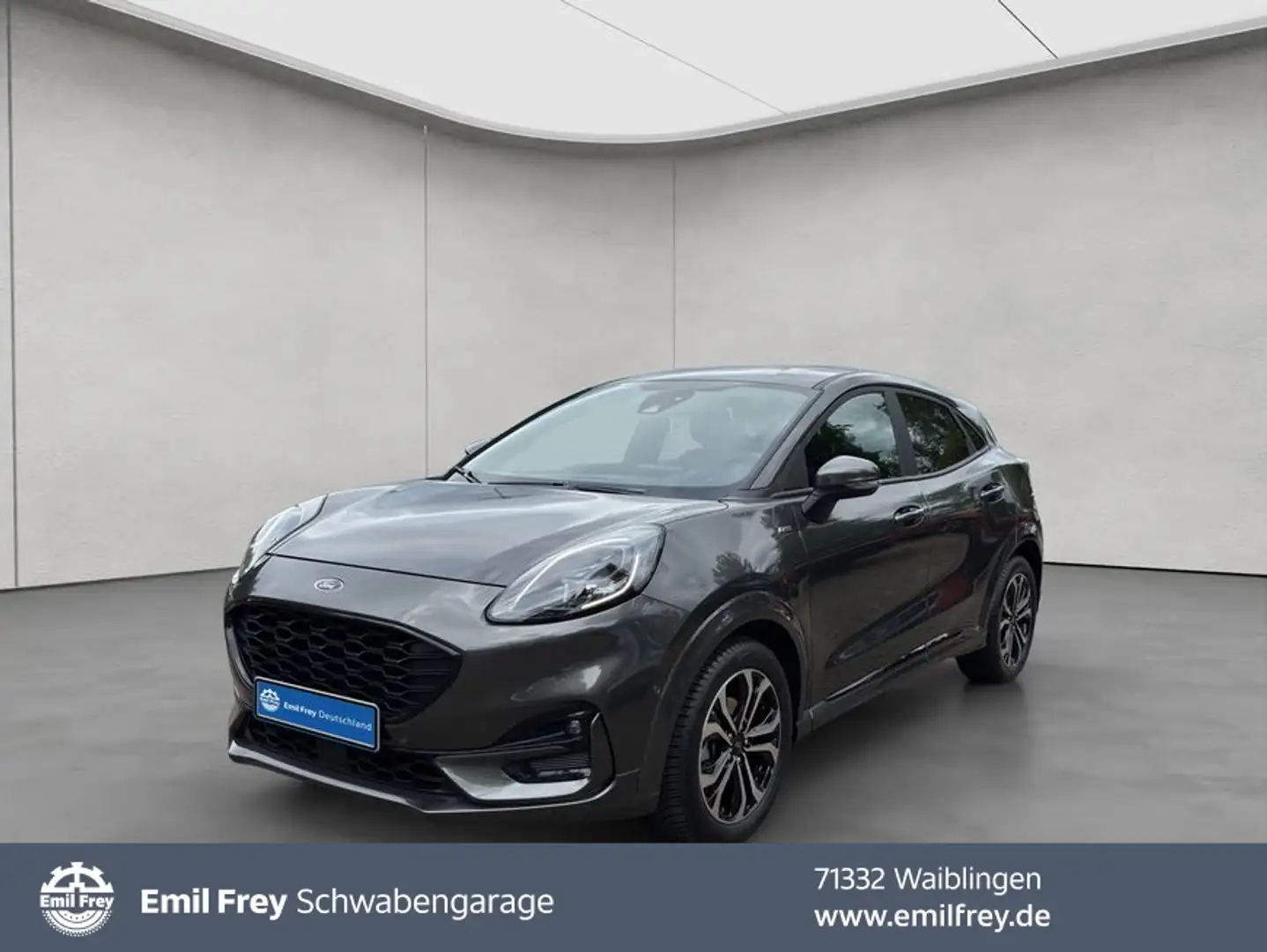 Ford Puma 1.0 EcoBoost Aut ST-LINE *LED/ACC* Grijs - 1