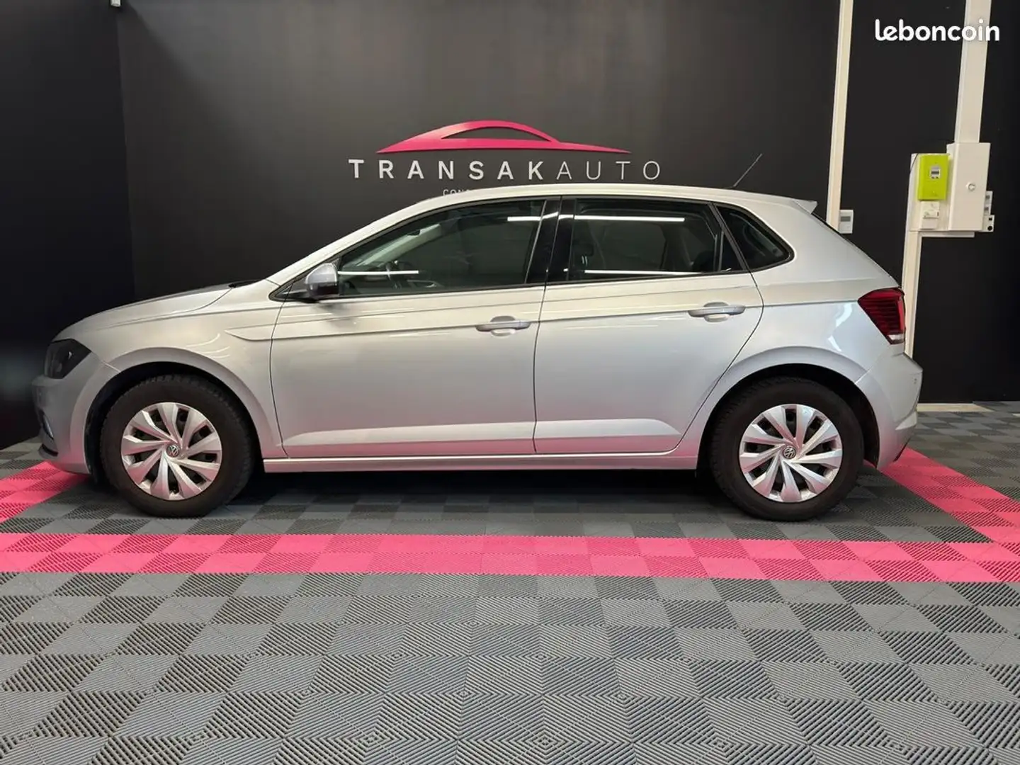 Volkswagen Polo 1.0 TSI 95ch DSG7 Lounge SECONDE MAIN RÉVISION À J Gris - 2