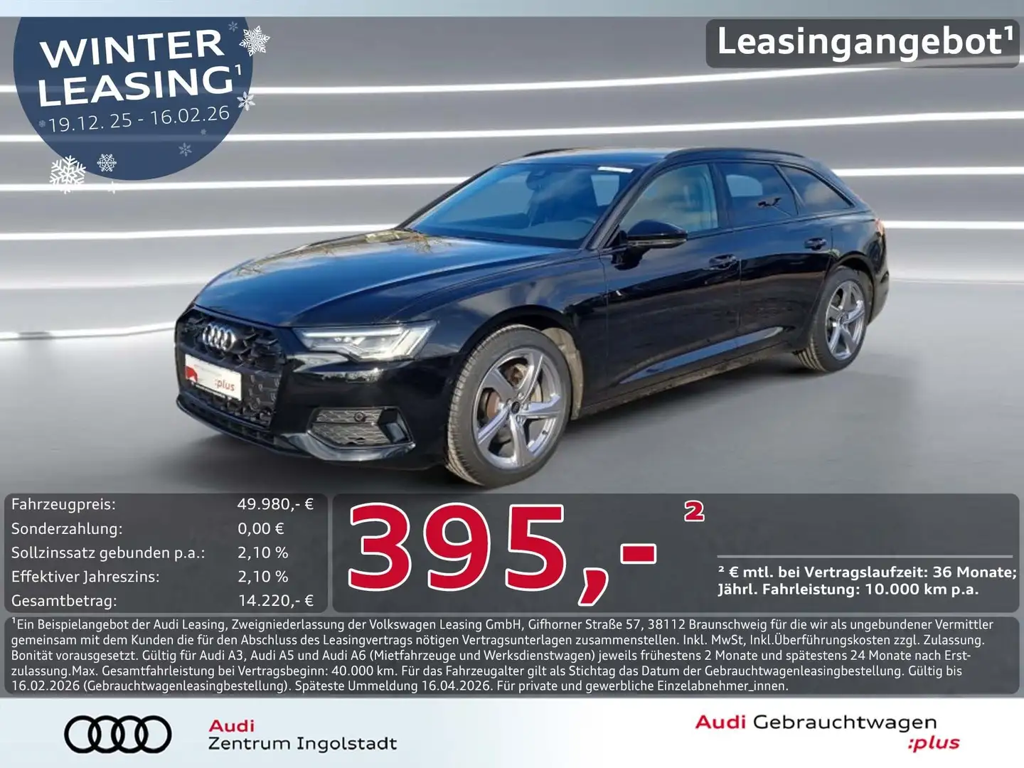 Audi A6 Avant 45 TDI qu MATRIX AHK 19" OPT. SCHW. Advanced Schwarz - 1