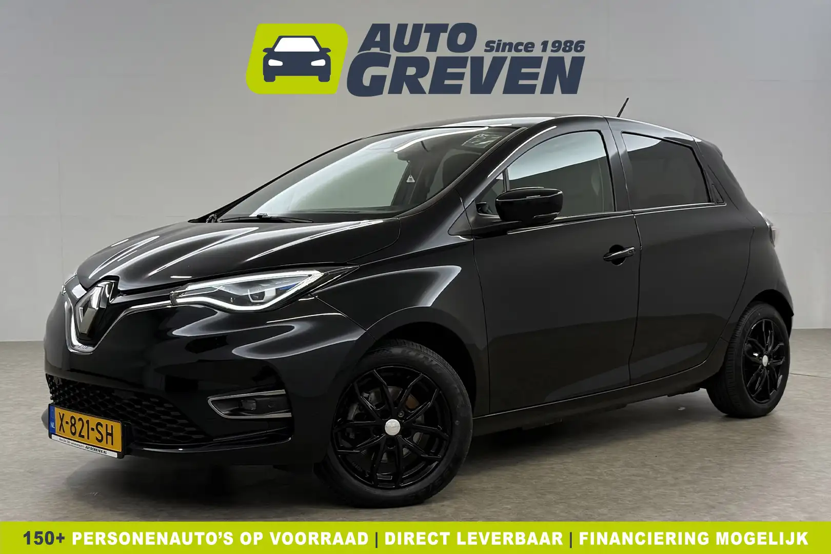 Renault ZOE R110 Life 52 kWh Huur Accu | Elektrisch | Airco LE Zwart - 1