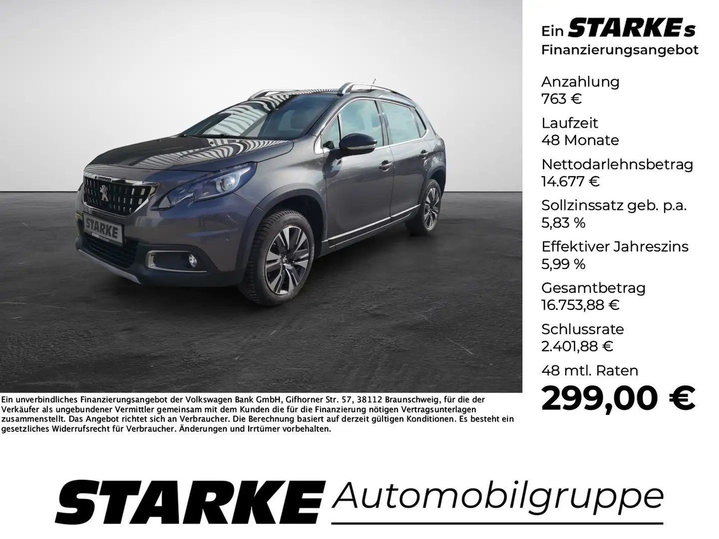 Peugeot 2008 Allure Kamera Sitz-Heizung Gri - 1
