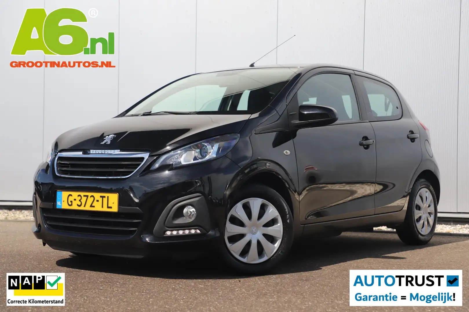Peugeot 108 1.0 e-VTi Active Airco Radio Bluetooth Elektrische Zwart - 1