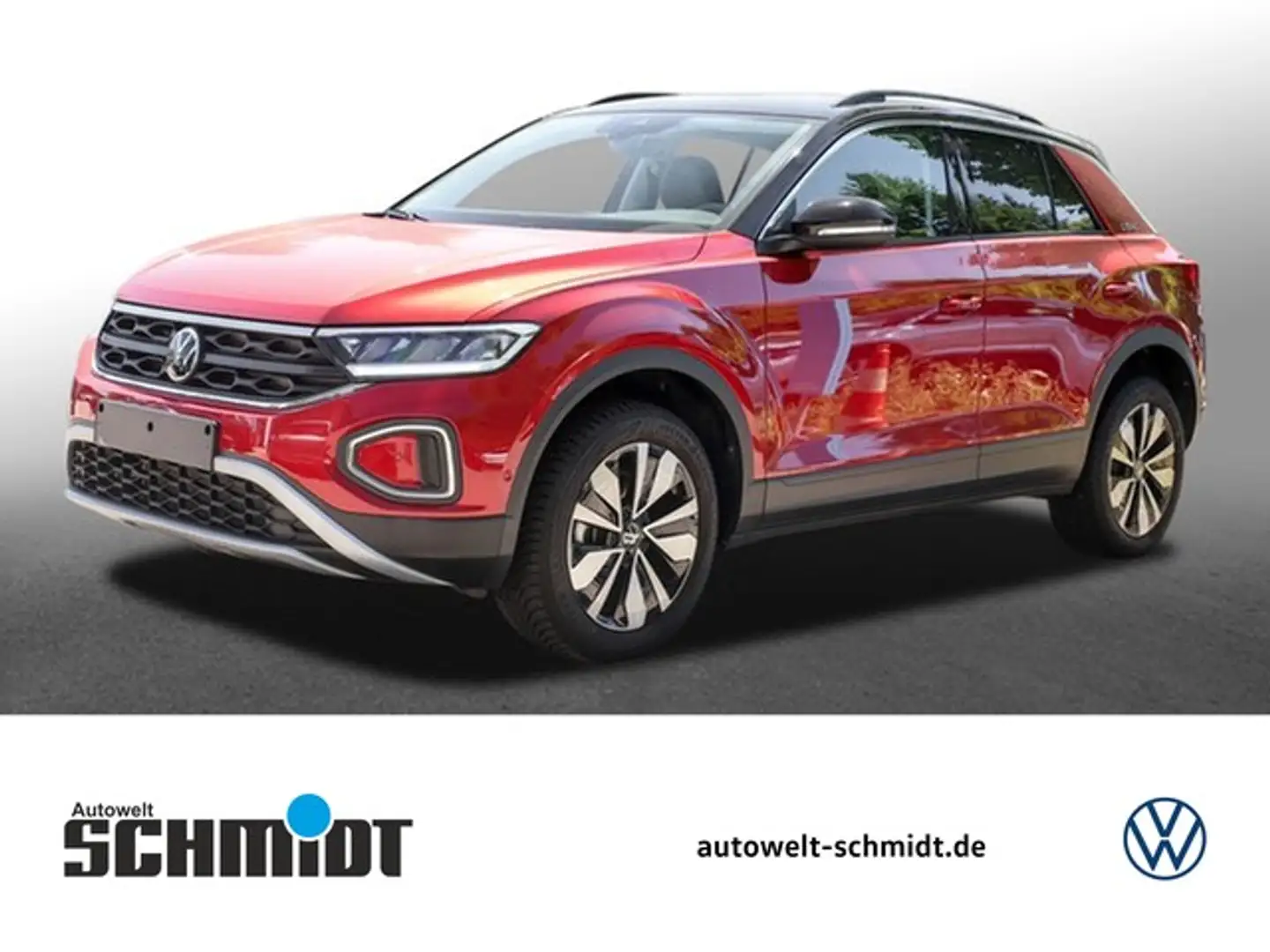 Volkswagen T-Roc 1.5TSi DSG Goal R-Kamera ACC SideAssist Navi 17... Rood - 1