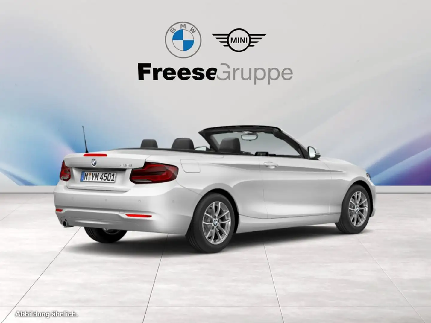 BMW 218 i Cabrio HIFI LENKRADHZ LED SHZ TEMPOMAT DAB Weiß - 2