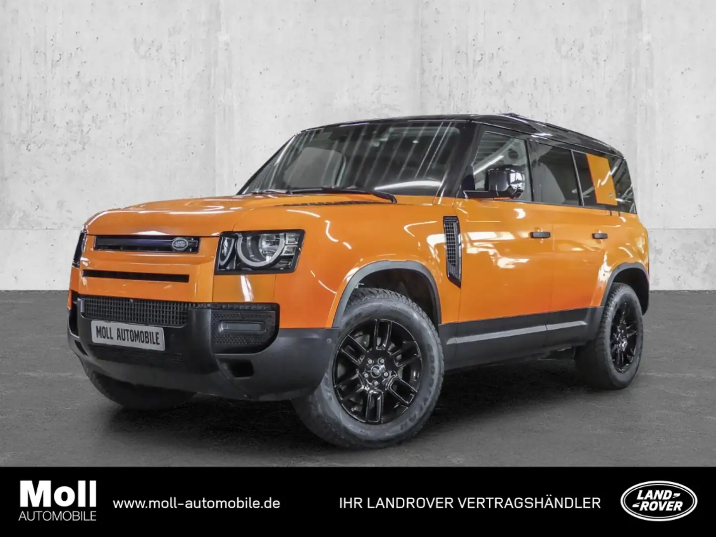 Land Rover Defender 110 S D240 Luftfederung AD Niveau StandHZG AHK-abn Orange - 1