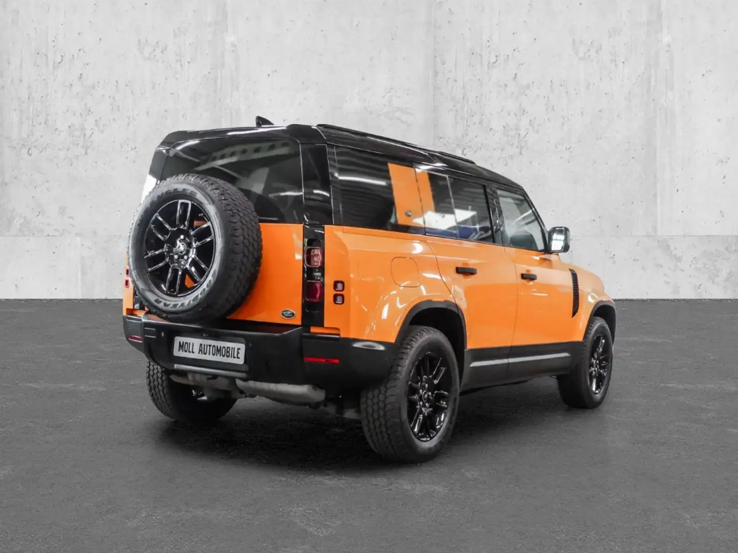 Land Rover Defender 110 S D240 Luftfederung AD Niveau StandHZG AHK-abn Orange - 2