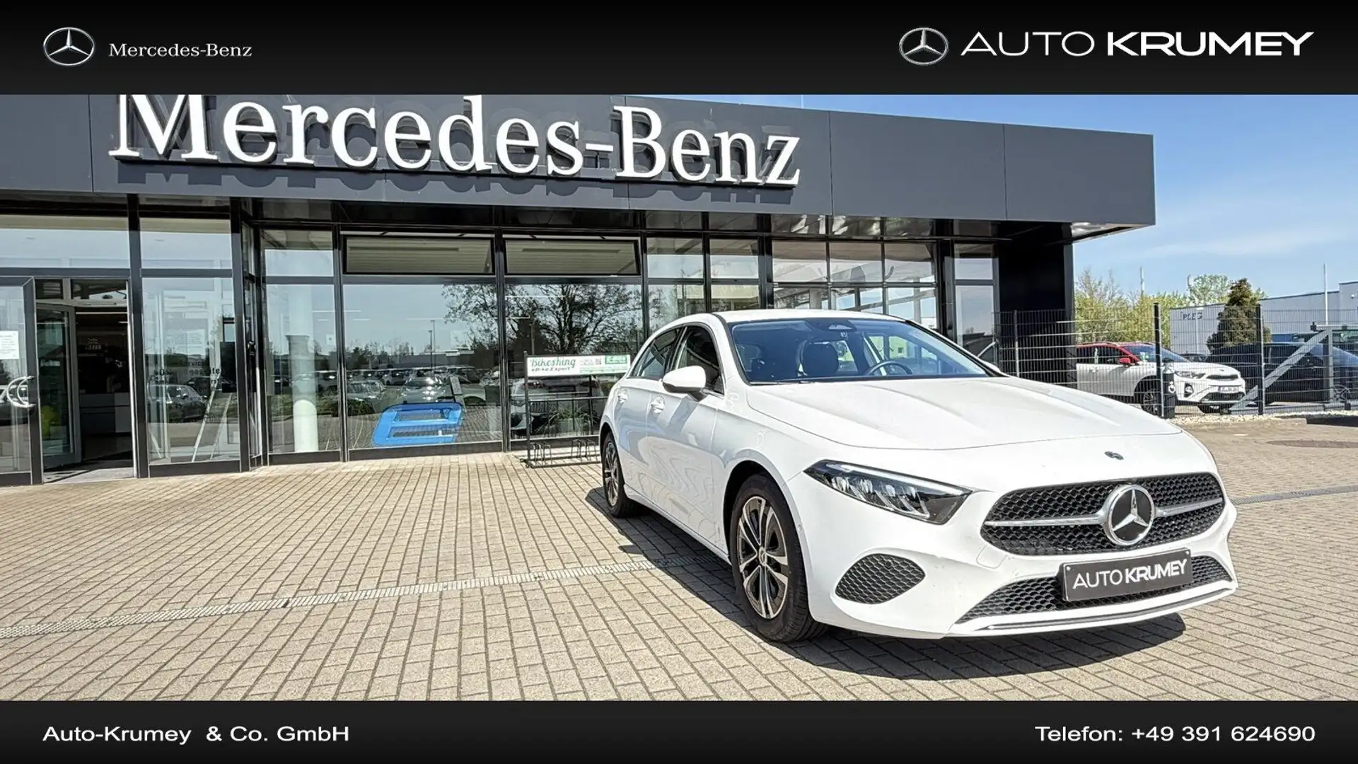 Mercedes-Benz A 180 Kompaktlimousine Progressive+Navi+LEDKlima Weiß - 1