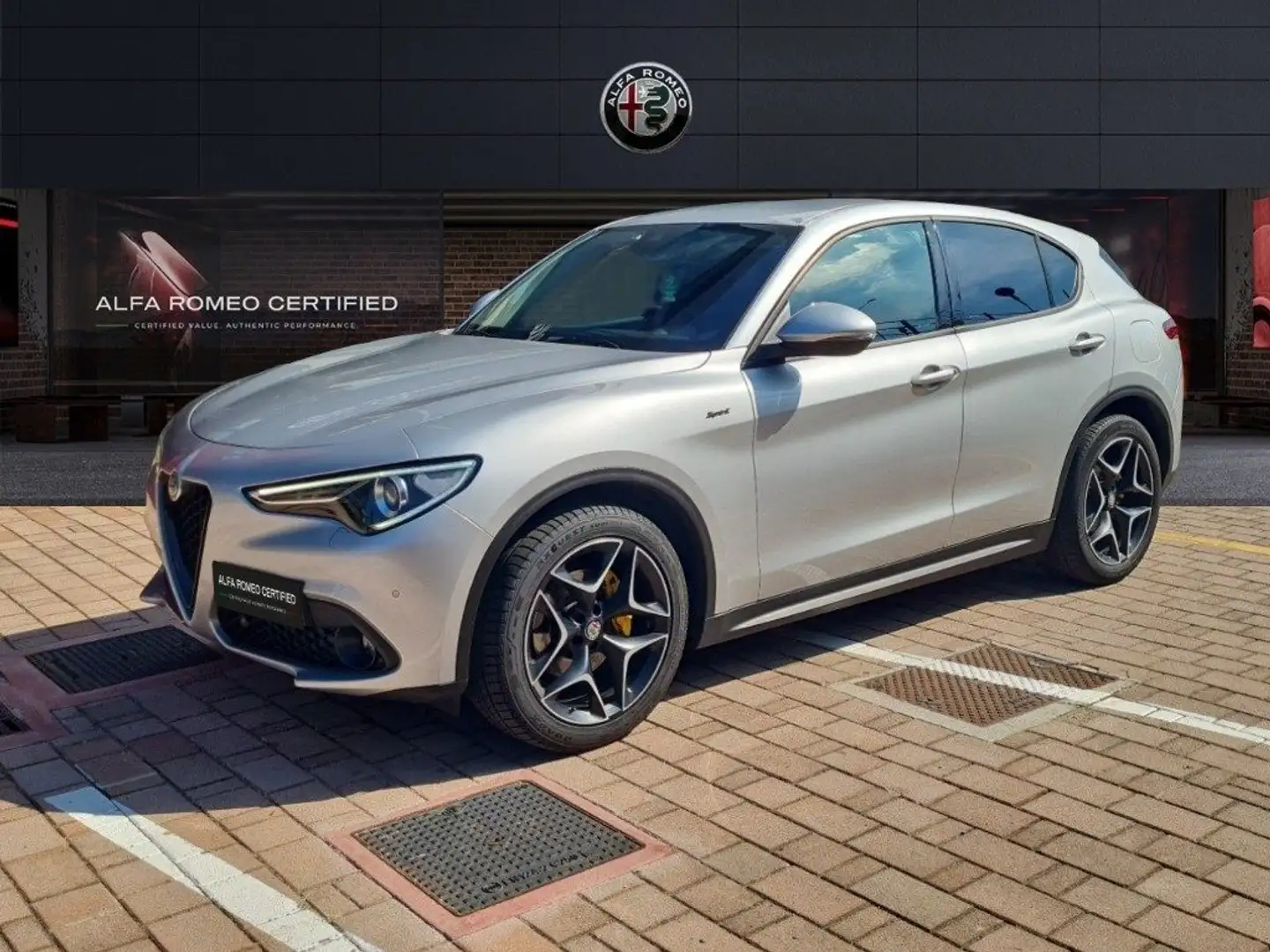 Alfa Romeo Stelvio MY20 2200 MJT 190CV Q4 SPRINT Argento - 1