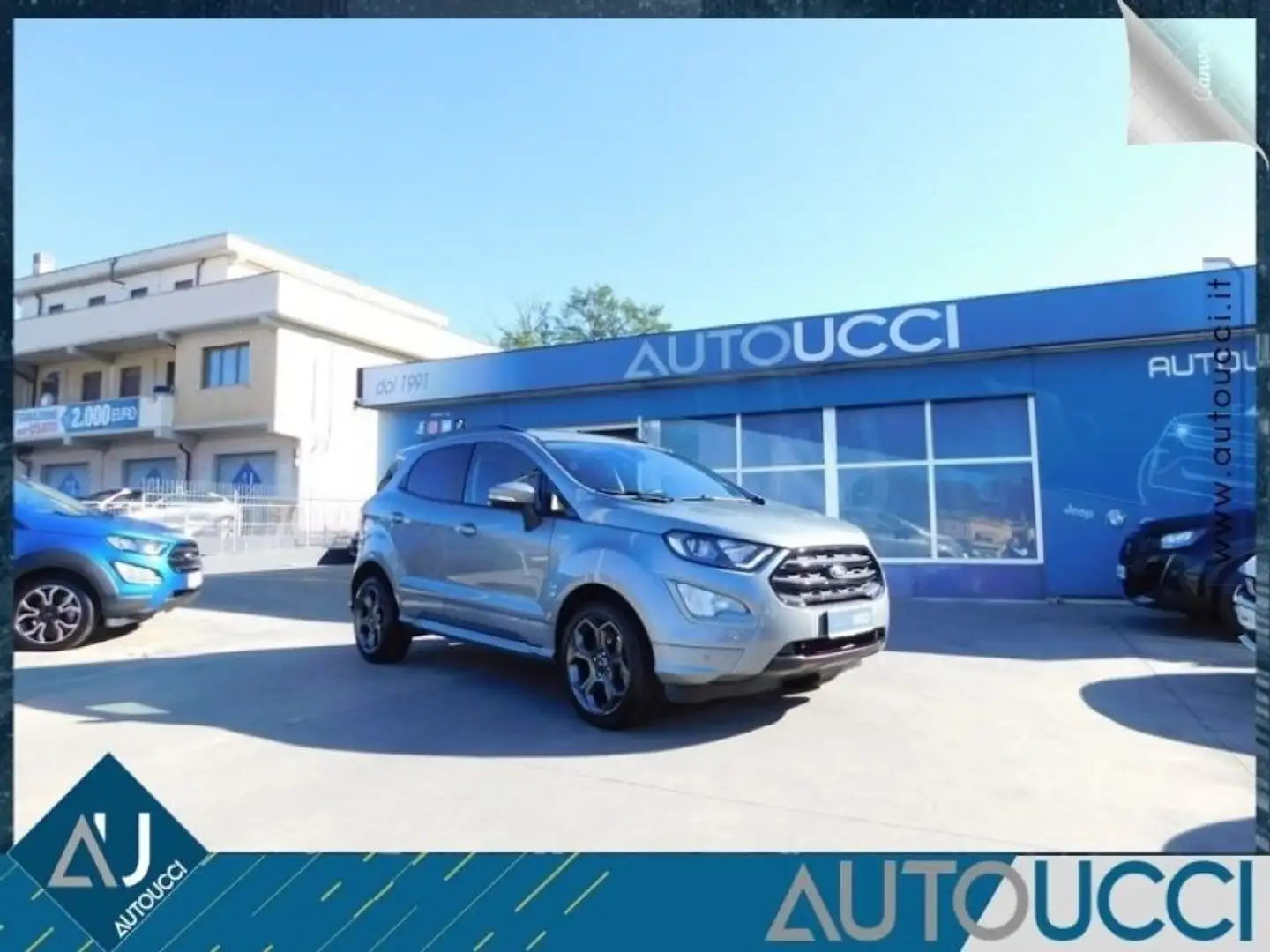 Ford EcoSport 1.0 EcoBoost ST-Line 125 CV Grigio - 1