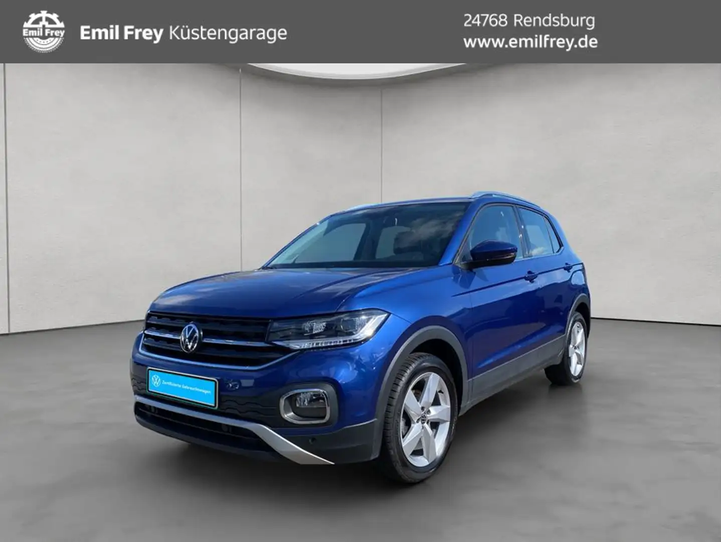 Volkswagen T-Cross 1.0 TSI Style LED NAV AHK SHZ PDC RFK Blu/Azzurro - 1