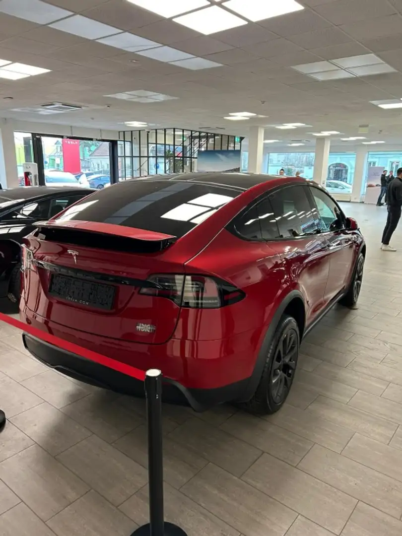 Tesla Model X Plaid AWD Rojo - 1