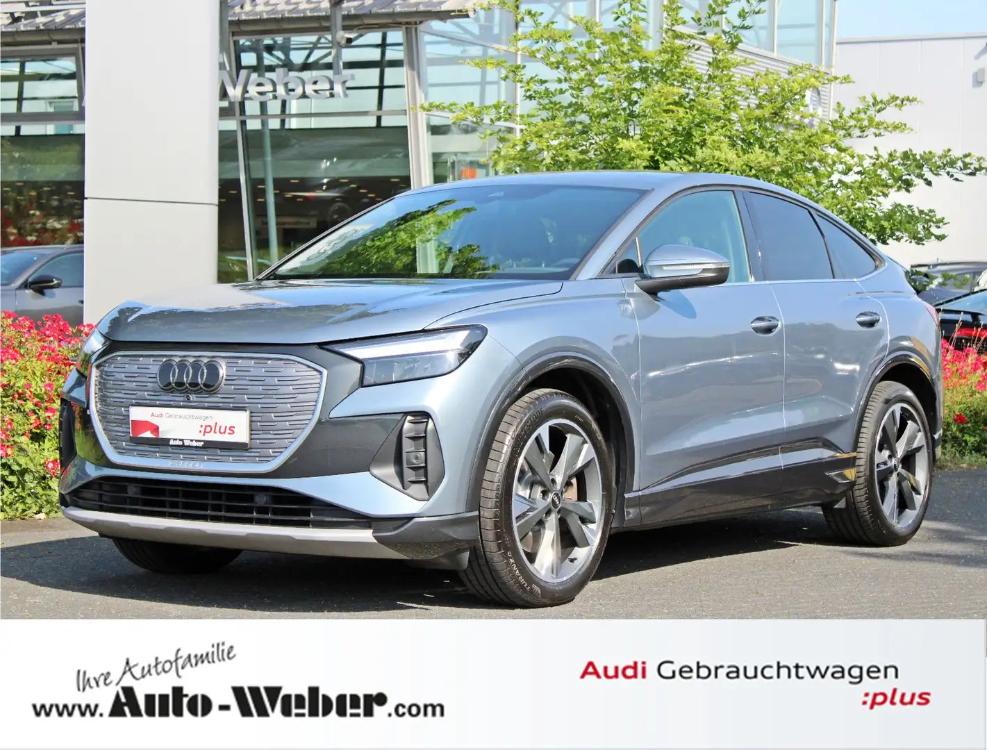 Audi Q4 e-tron Sportback 40 KAMERA HuD PRIVACY NAV+ Bleu - 1