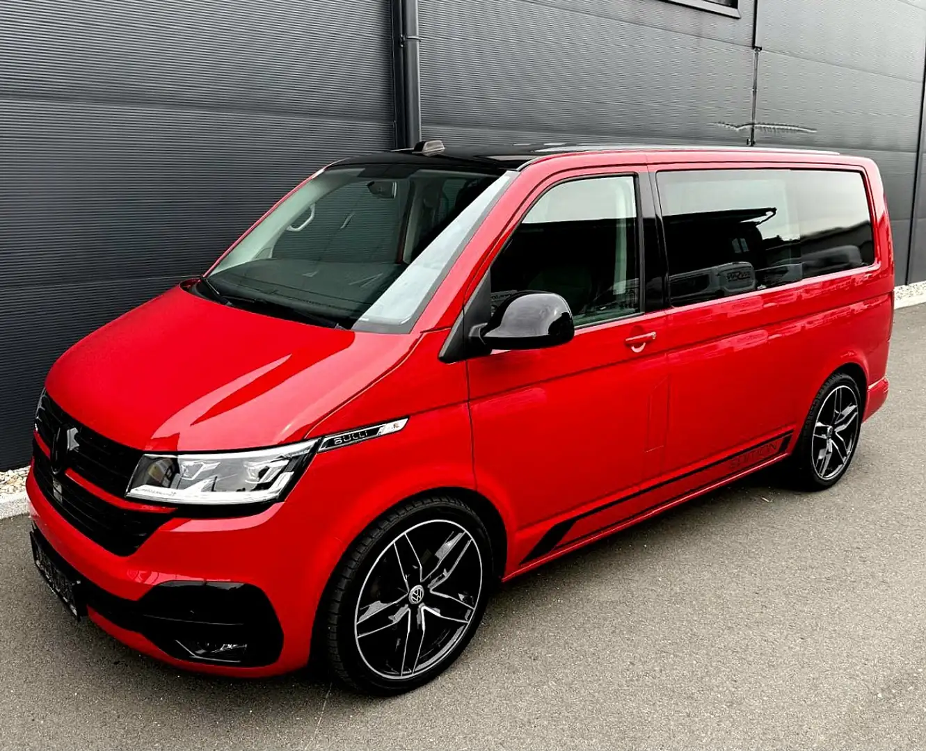 Volkswagen T6.1 4Motion Transporter | Multivan-Umbau | LED... Rojo - 1